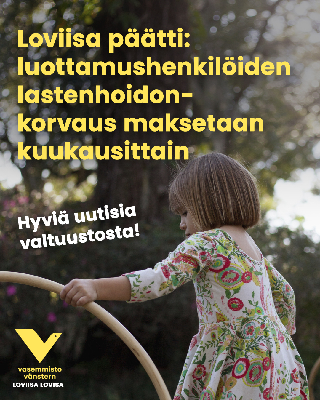 Lastenhoidon korvaus luottamushenkilöille